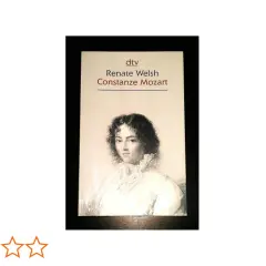 Buchcover: Renate Welsh, Constanze Mozart. Porträt einer Frau mit krausem Kragen.