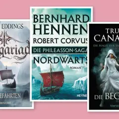 Buchcover für mehr lesen sci-fi und fantasy: "Das gefälschte Siegel", "Die Gefährten", "Nordwärts", "Die Begabte" und "Die Tänzerin am Abgrund".