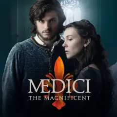 Die charaktere in die Medici Serie: Lorenzo, Lucrezia, Piero und der Papst.