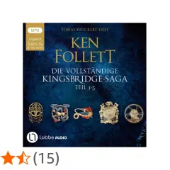Die vollständige Kingsbridge-Saga von Ken Follett, Teil 1-5, als ungekürzte MP3-CDs. Die pfeiler der macht reihenfolge ist hier komplett.