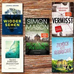 Bestseller-Krimis auf Holz: "Outback Killers", "Widder sehen", "Das kalte Herz von Oxford" und mehr.