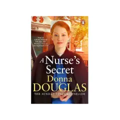 Buchcover "A Nurse's Secret" von Donna Douglas. Eine Krankenschwester mit roten Haaren blickt nach vorne.