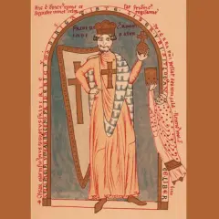 Historische Darstellung von Friedrich I. Barbarossa, wie in Sabine Eberts Romanen beschrieben. Die Reihenfolge der Ereignisse wird hier bildlich dargestellt.
