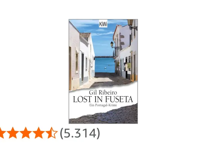 Ein malerischer Gassenblick in Portugal führt zum Schauplatz eines spannenden Portugal-Krimis.
