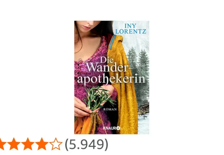 Cover von "Die Wanderapothekerin" von Iny Lorentz. Die Reihenfolge der Bücher ist hier nicht ersichtlich.