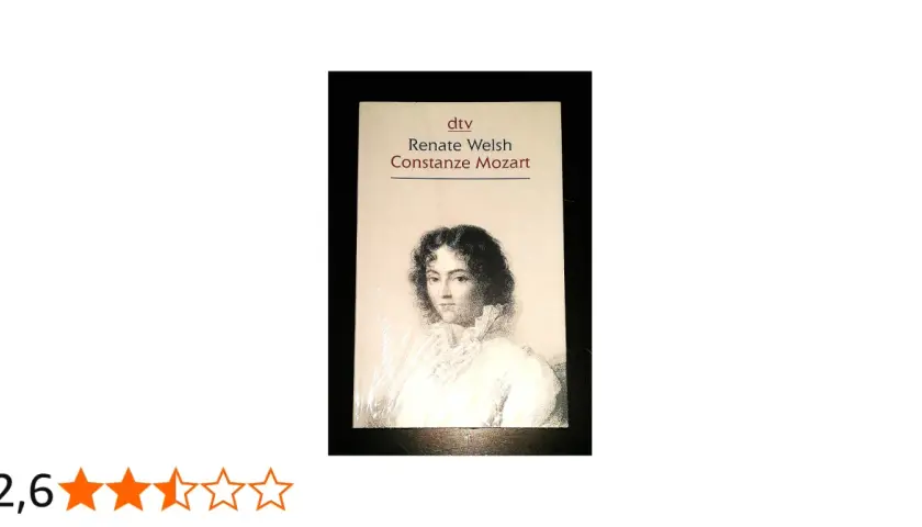 Buchcover: Renate Welsh, Constanze Mozart. Porträt einer Frau mit krausem Kragen.