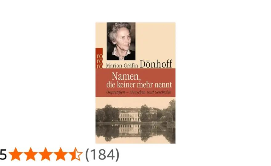 Dönhoffs "Namen, die keiner mehr nennt" – Kein Roman?