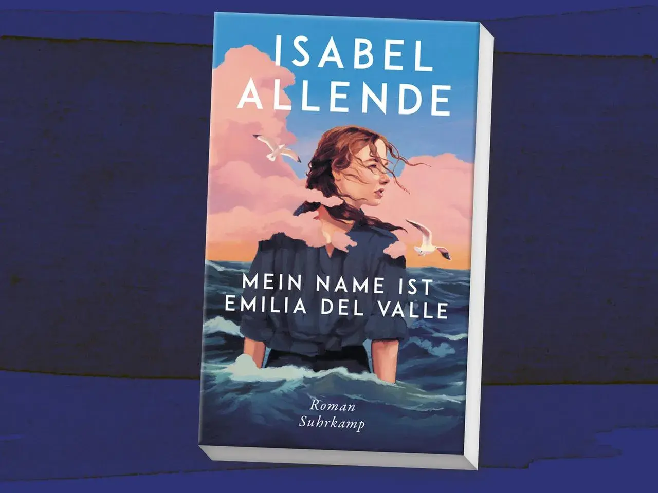 Isabel Allende: Mein Name ist Emilia del Valle. Ein Roman, der vielleicht ihr bestes Buch ist, mit einer Frau im Meer und Möwen.