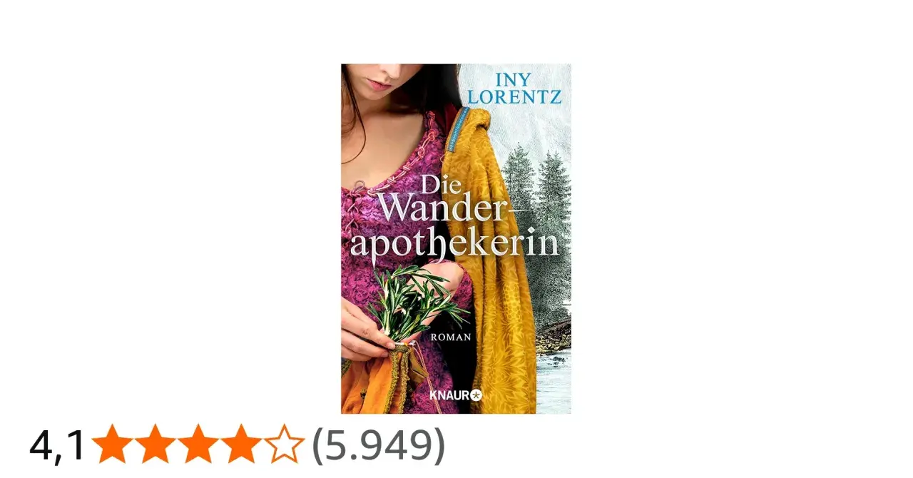 Cover von "Die Wanderapothekerin" von Iny Lorentz. Die Reihenfolge der Bücher ist hier nicht ersichtlich.