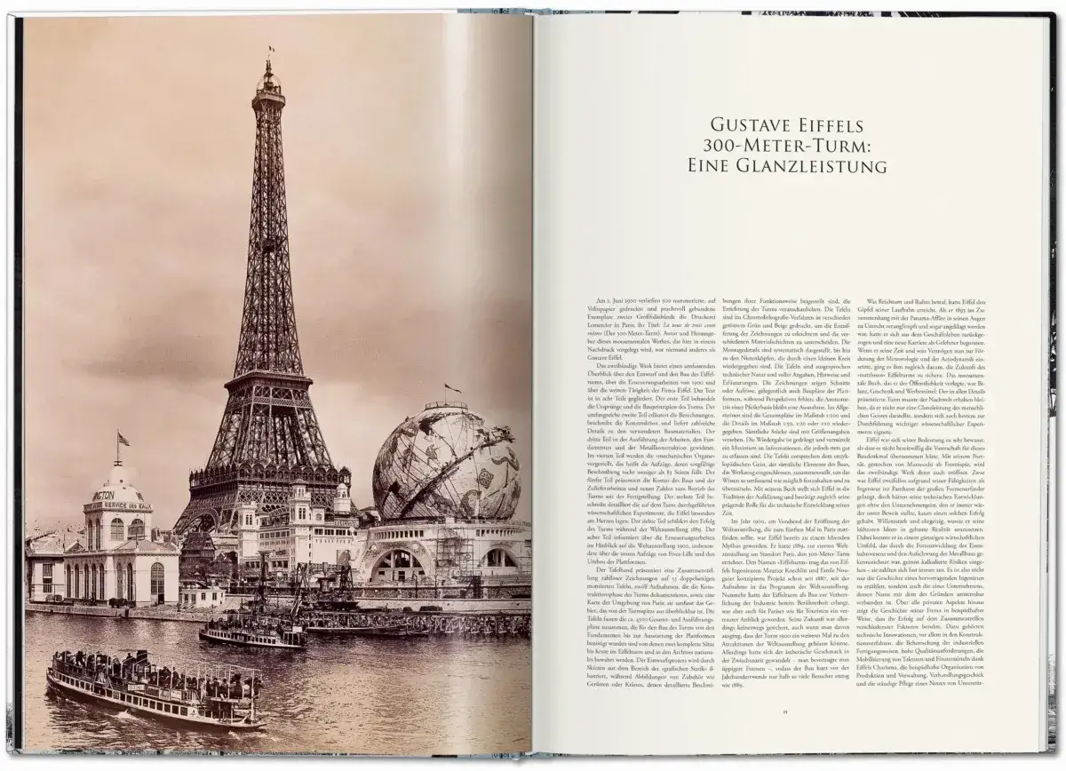 Gustave Eiffels 300-Meter-Turm: Eine Glanzleistung. Eine Treppe zum Himmel, die die Ingenieurskunst feiert.