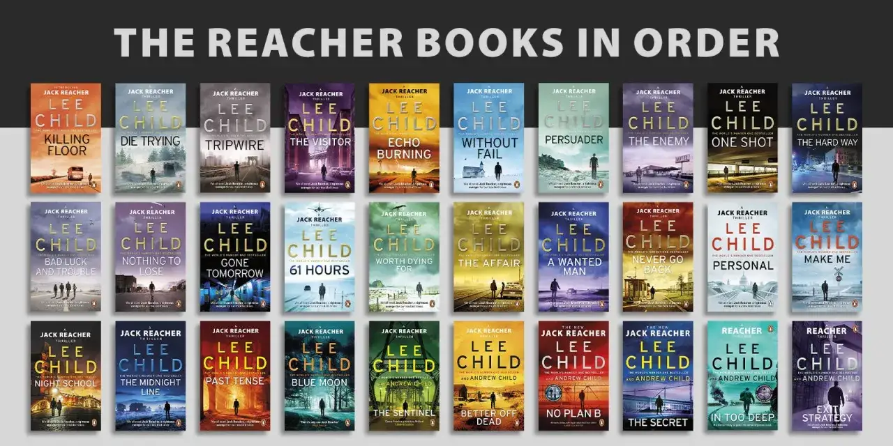 Alle Lee Child Jack Reacher Reihenfolge Deutsch Bücher, von